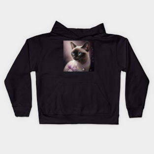 Siamese Kitten Kids Hoodie